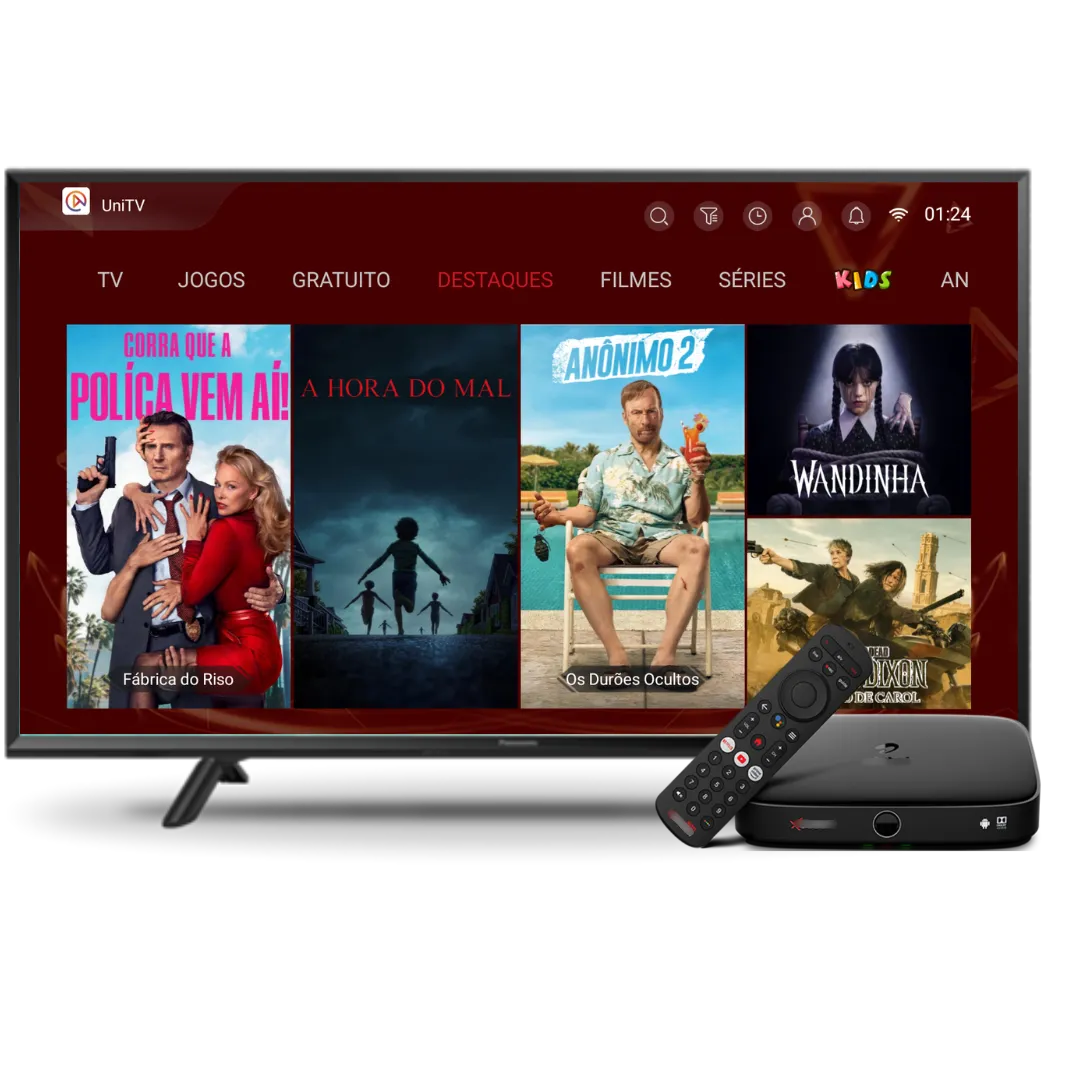 Smart TV e dispositivos conectados para assistir streaming
