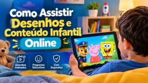Como assistir desenhos infantis e conteúdo infantil online